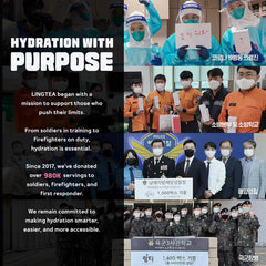 LINGTEA travel-friendly packaging fits gym bags and purses for on-the-go hydration.