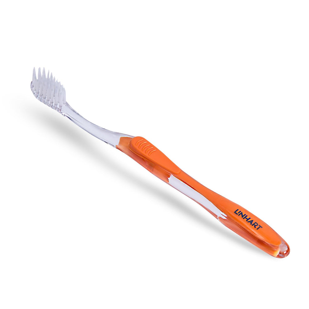 Front view of LINHART Extra Soft Toothbrush
