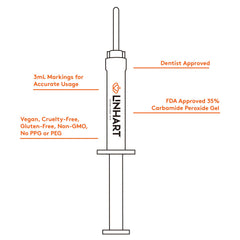 LINHART whitening gel syringes 3 mL each (4-pack)