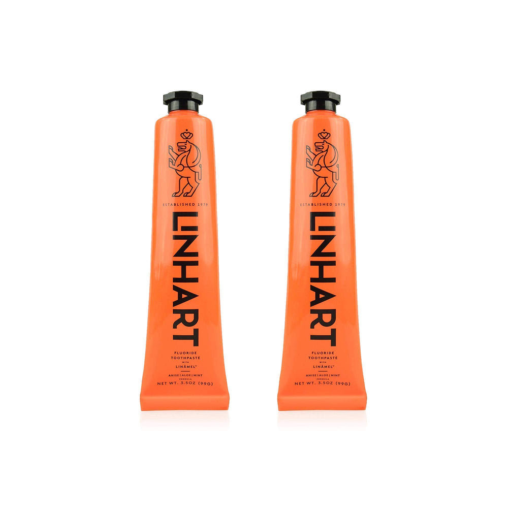 Front view of Linhart Whitening Toothpaste 2-pack