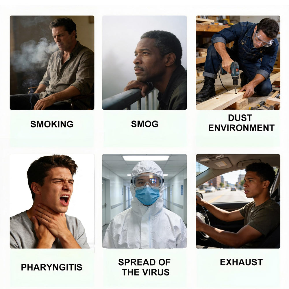 Linpel cleansing spray mucus support scene depicts breathing-friendly routine