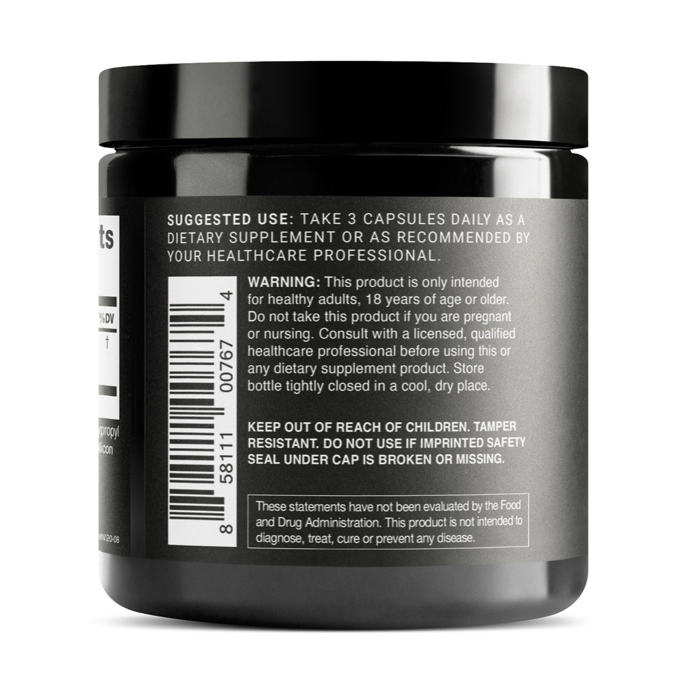 Graphic highlighting 30% polysaccharides content