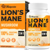 Lions Mane 50x strength extract capsules front view