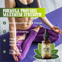 2 oz Lion's Mane extract bottle close up