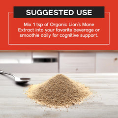 Powder being stirred into a cup of coffee