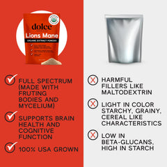 Powder added to a smoothie bowl with berries