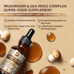 Chaga, Reishi, Cordyceps & Turkey Tail mushroom blend