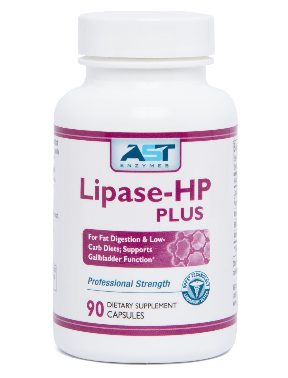 Lipase-HP Plus 90 vegetarian capsules hero shot