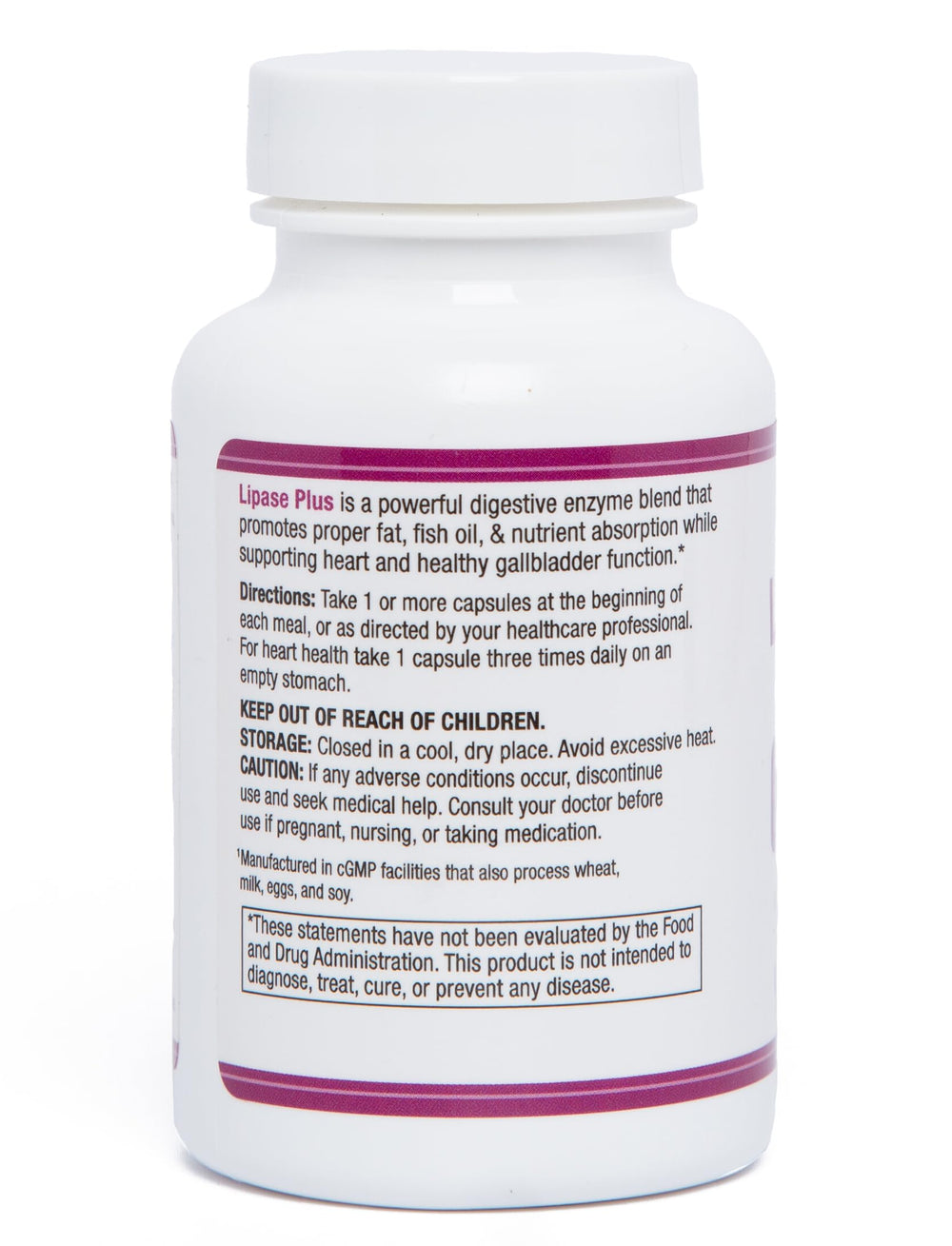 Illustration of digestive enzymes for fat digestion