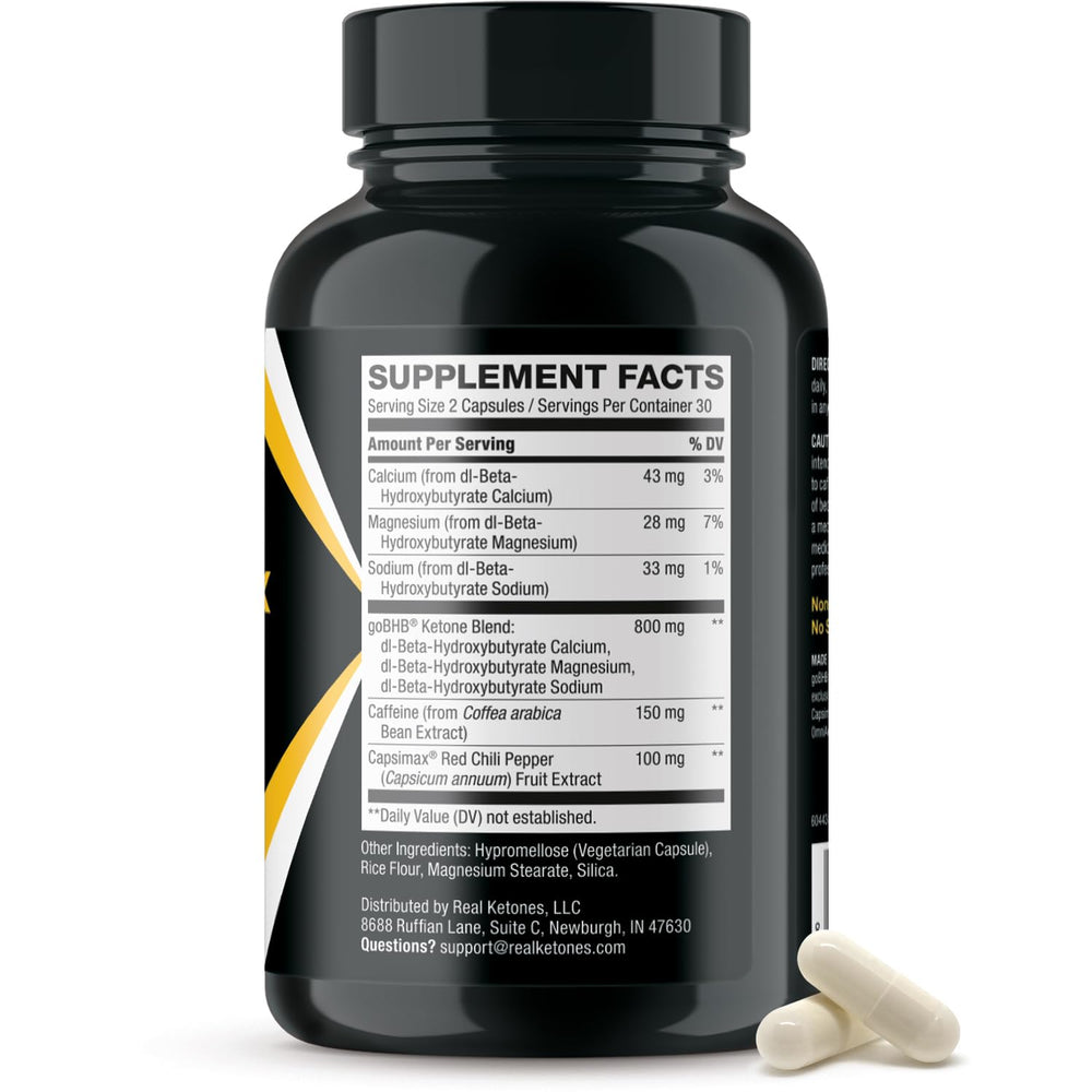 1-month supply of LIPO BURN keto BHB capsules