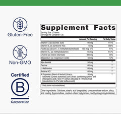 Graphic highlighting choline and inositol as lipotropic nutrients
