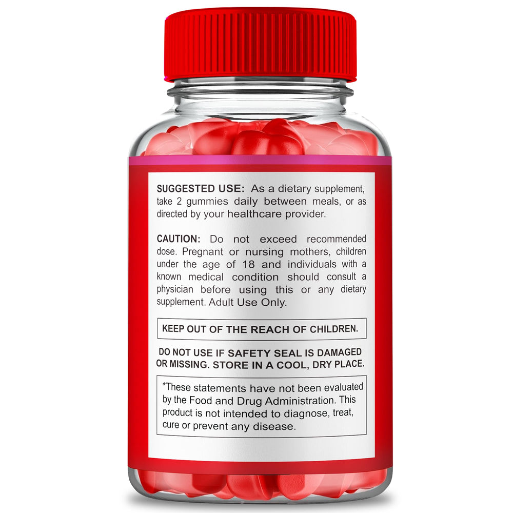 Close-up of Lipo Gummy bottle label