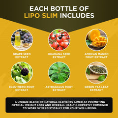 Lipo Slim Advanced Liquid Support bottle and dropper
