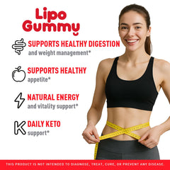 LipoGummy bottle front label