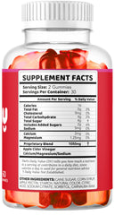 Label close-up on LipoGummy bottle