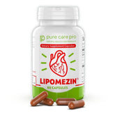 Lipomezin Cholesterol Support bottle with label