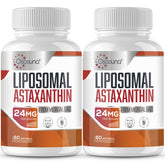 Product pack shot of Liposomal Astaxanthin 24MG softgels, 120-count