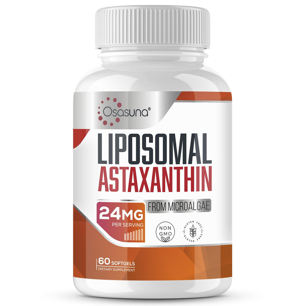 Liposomal Astaxanthin 24 mg bottle