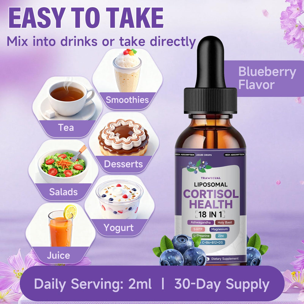 Dropper with laser-engraved markings for Liposomal Cortisol Drops