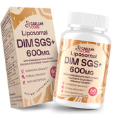 Liposomal DIM SGS supplement bottle with label