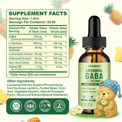 Tasting pineapple flavor of Liposomal GABA L-Theanine Drops