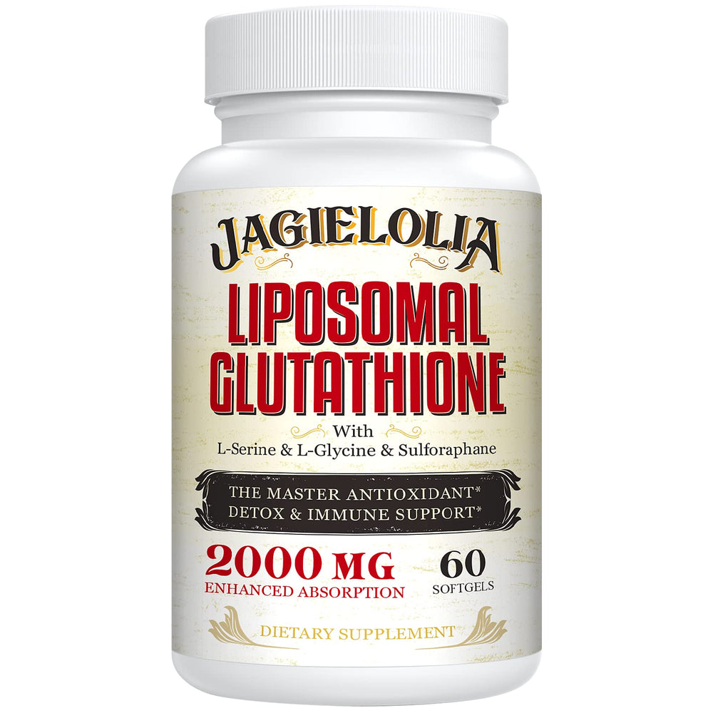 Bottle of Liposomal Glutathione 2000 mg