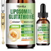 Liposomal Glutathione 2000mg liquid drops bottle showing 2oz size