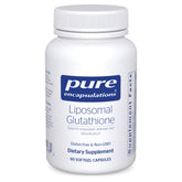Bottle of Pure Encapsulations Liposomal Glutathione with 60 softgels
