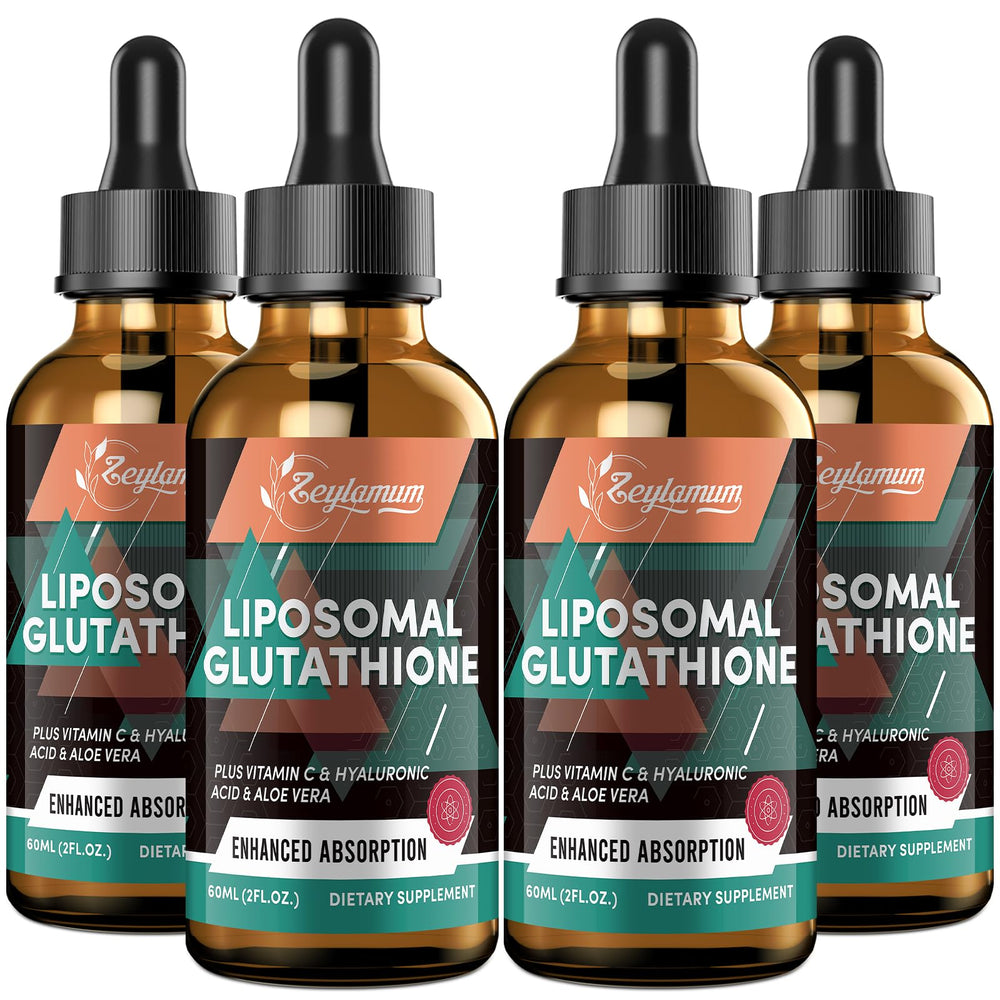 Bottle of 2000mg liposomal glutathione liquid drops with 8.08 oz capacity