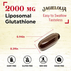 Packaging of Liposomal Glutathione 2000 mg softgels