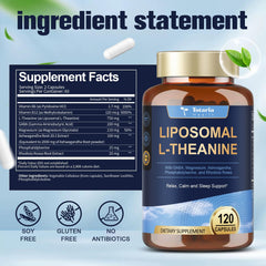 Rhodiola and mood support imagery for Liposomal L-Theanine 750mg