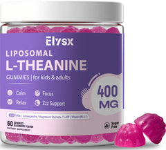 Bottle of Liposomal L-Theanine Gummies with 400mg serving
