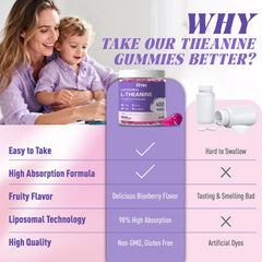 Adults and kids enjoying easy-to-chew gummies