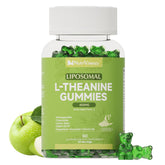 Front view of Liposomal L-Theanine Gummies bottle