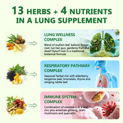Mullein leaf extract and elderberry fruit extract ingredients