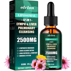Bottle of Liposomal Lymph-Liver-Lung Cleanse Drops 2500mg