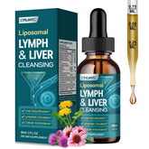 Bottle of Liposomal Lymphatic Drainage Drops 21-in-1 Liver Cleanse Detox