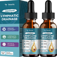 Two-pack liposomal lymphatic drainage drops bottle 1