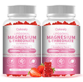 Two-pack Liposomal Magnesium Threonate Gummies packaging front