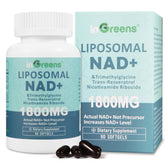 Liposomal NAD+ 1800 mg 60 softgels bottle
