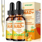 Hero image of liposomal NAD supplement bottle and packaging