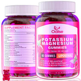 Liposomal Potassium Magnesium Gummies Raspberry bottle - front view