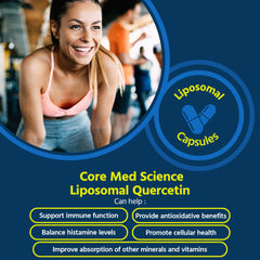 Close-up of Liposomal Quercetin capsules