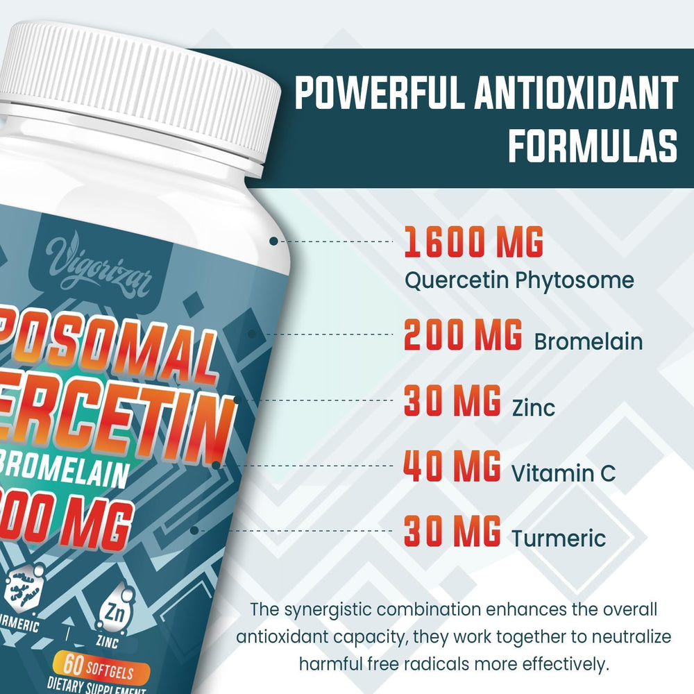Ingredients: Liposomal Quercetin Phytosome formulation details