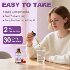 Strawberry flavor profile of Liposomal Saffron Drops