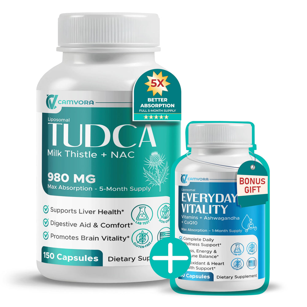 Liposomal TUDCA with Milk Thistle and NAC bottle—max absorption, 150 capsules