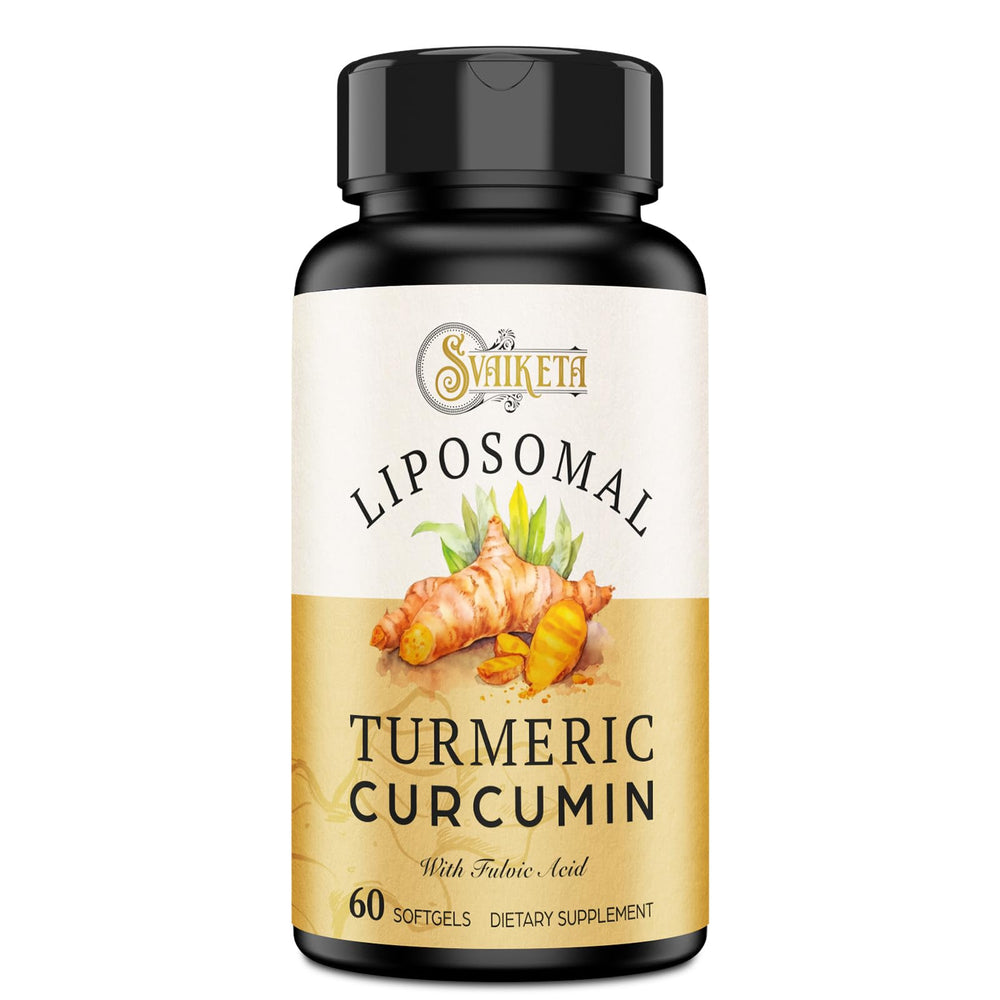 Bottle of Liposomal Turmeric Curcumin 2000mg softgels