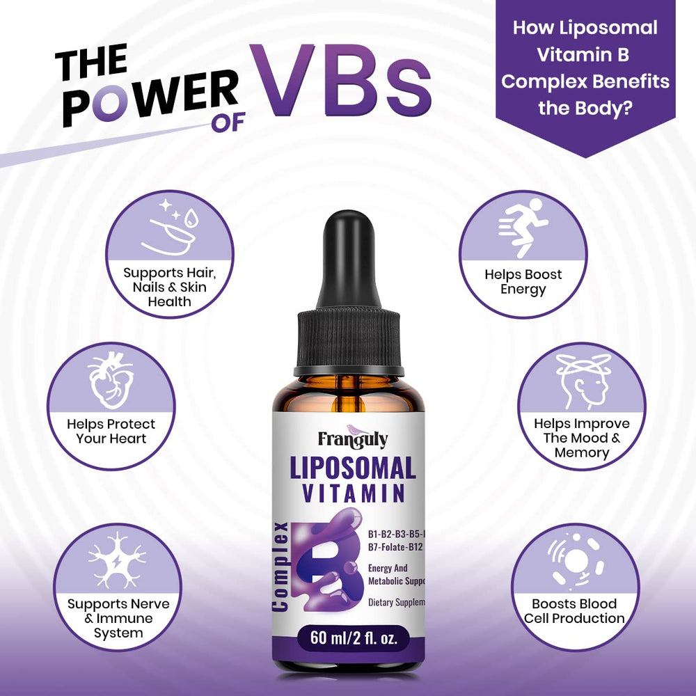 Concept image showing energy and immune support benefits of B vitamins