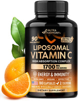 Liposomal Vitamin C 1700 mg bottle with label