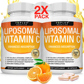 Bottle of Liposomal Vitamin C 2100mg with label